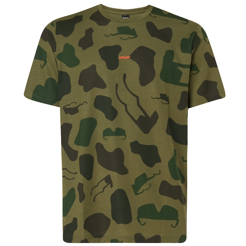 Oakley Allover Sunglass Tee in Camo Green.  NWOT Size S